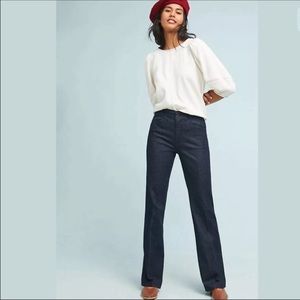 Anthropologie ‘Essential Trouser’ Denim Flare 4